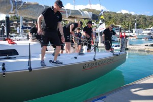 Docking at Hamilton Island